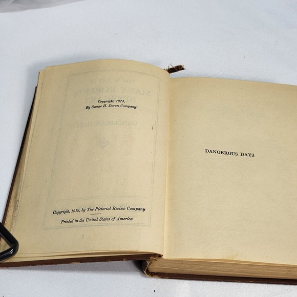 The Works of Mary Roberts Rinehart BAB: A Sub-Deb & Dangerous Days 1919 VTG HC - Picture 8 of 16